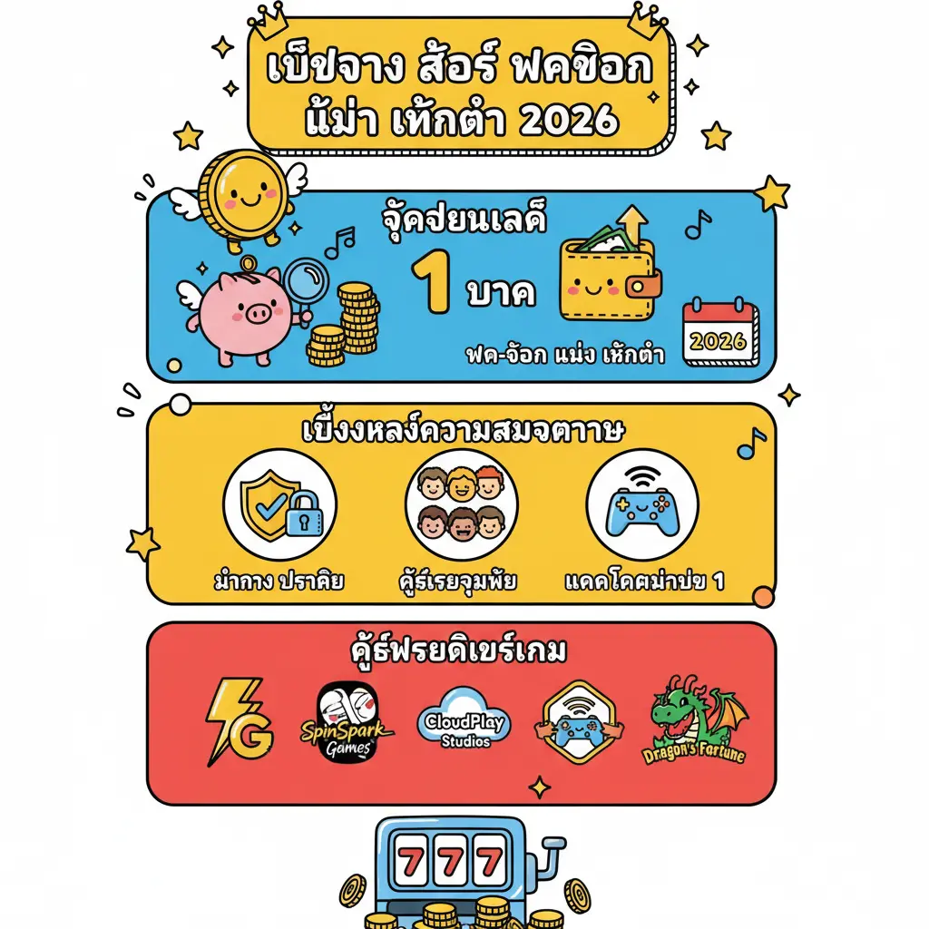 เว็บตรง สล็อต ฝากถอน ไม่มี ขั้นต่ำ 1 บาท ก็ ถอนได้ - ผู้ให้บริการเกม