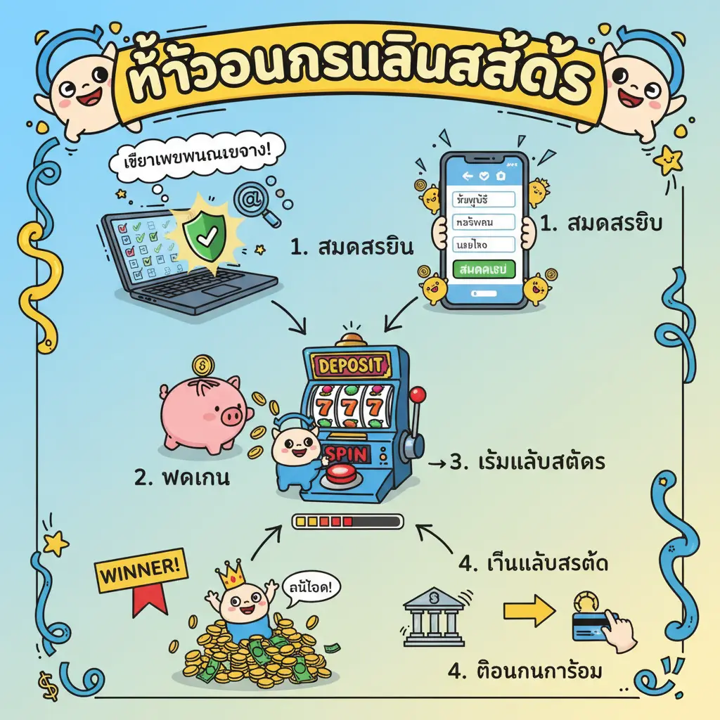 ขั้น ตอน การเล่นสล็อต - การพนัน