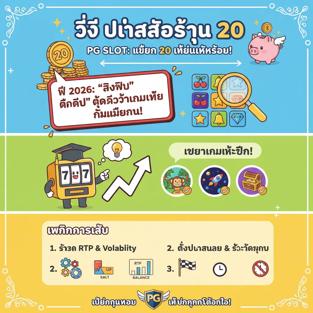 วิธี ปั่นสล็อตทุน 20 - pg slot