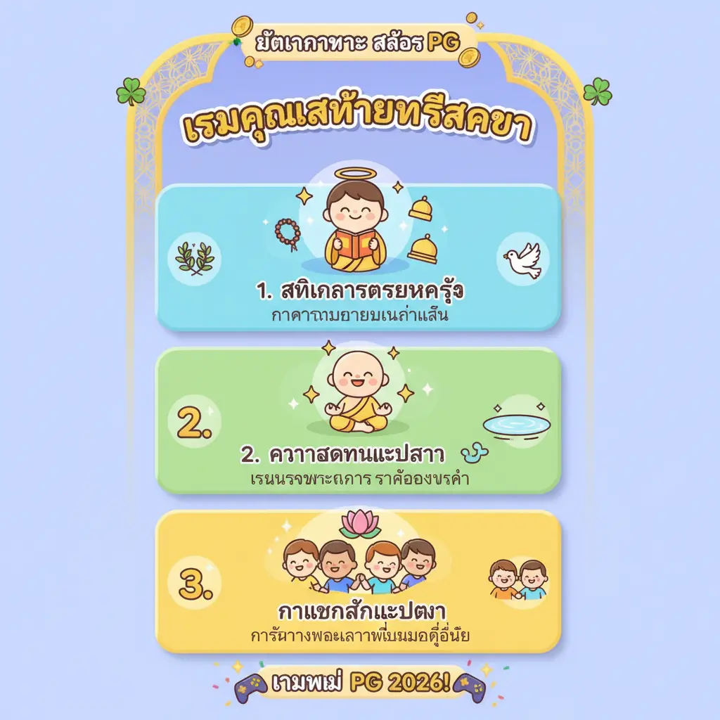 อัตราการชนะ สล็อต pg - การสร้างเสริมคุณลักษณะทางศาสนา