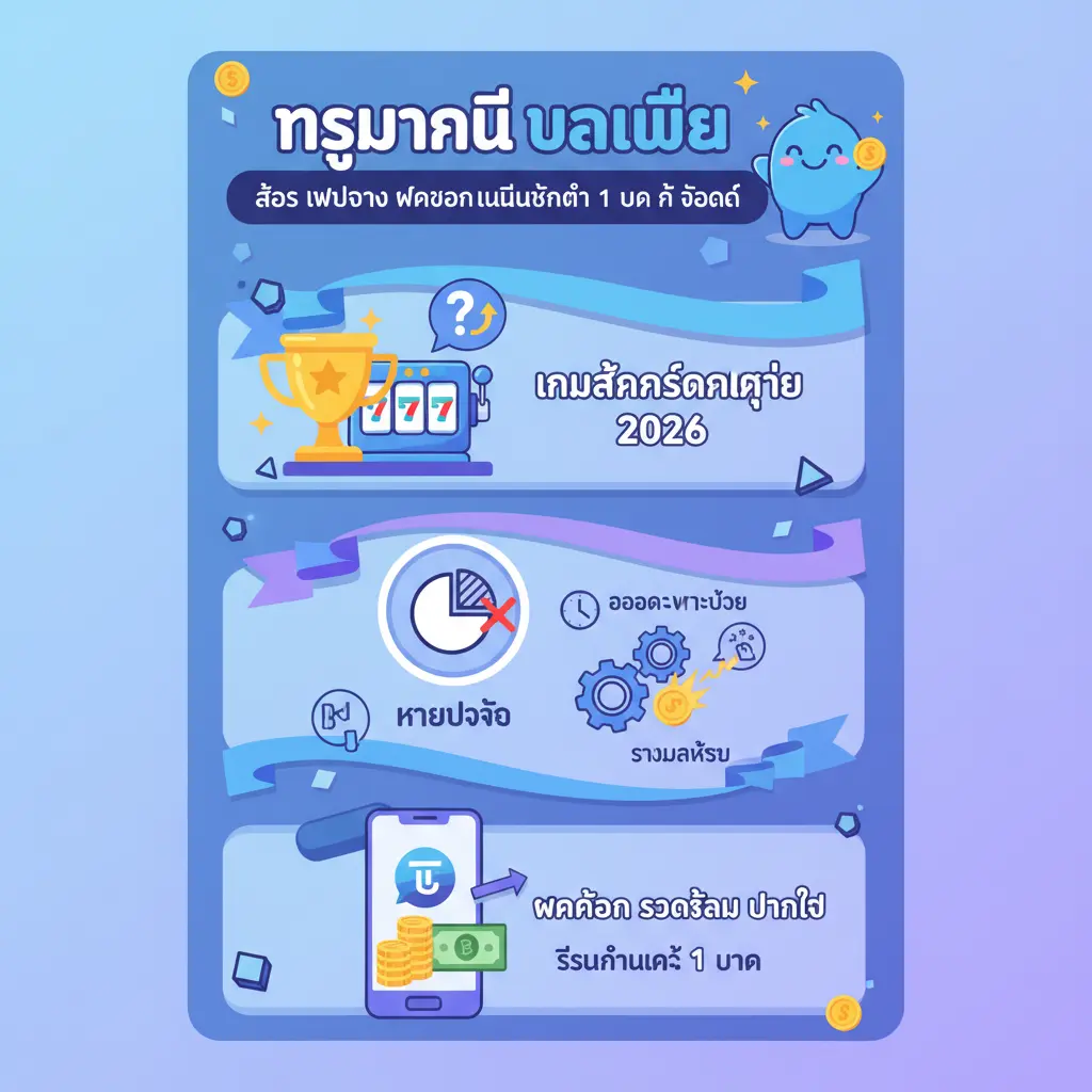 เว็บตรง สล็อต ฝากถอน ไม่มี ขั้นต่ำ 1 บาท ก็ ถอนได้ - True Money Wallet